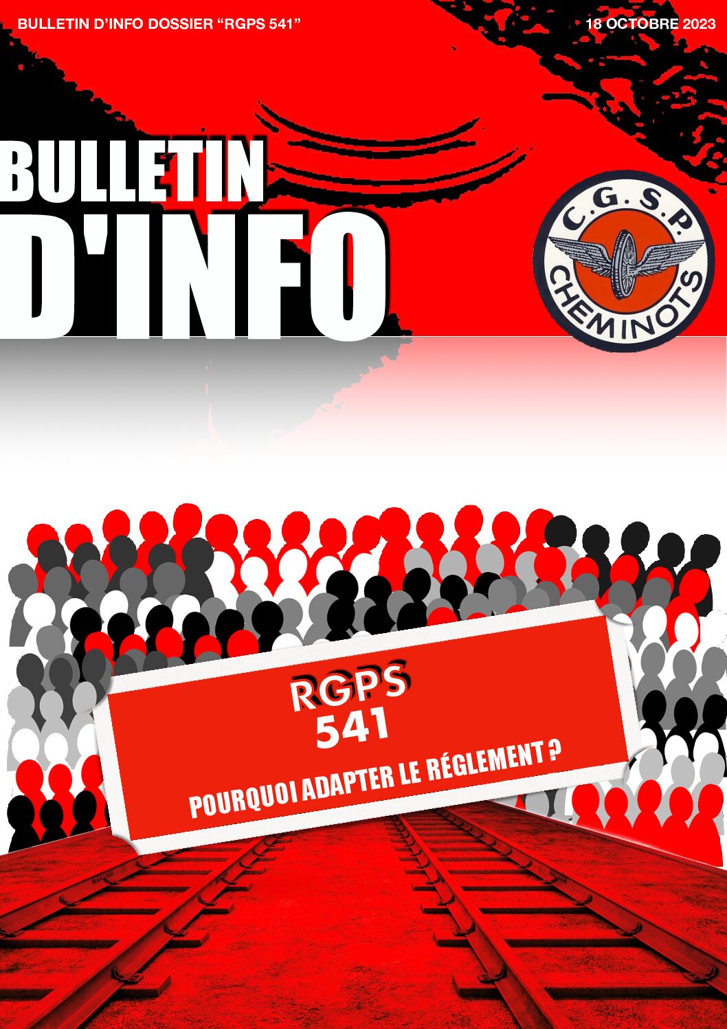 BULLETIN D’INFO DOSSIER “RGPS 541”