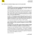 Solidarité avec nos camarades de Belgique en grève les 24 et 26 novembre 2025