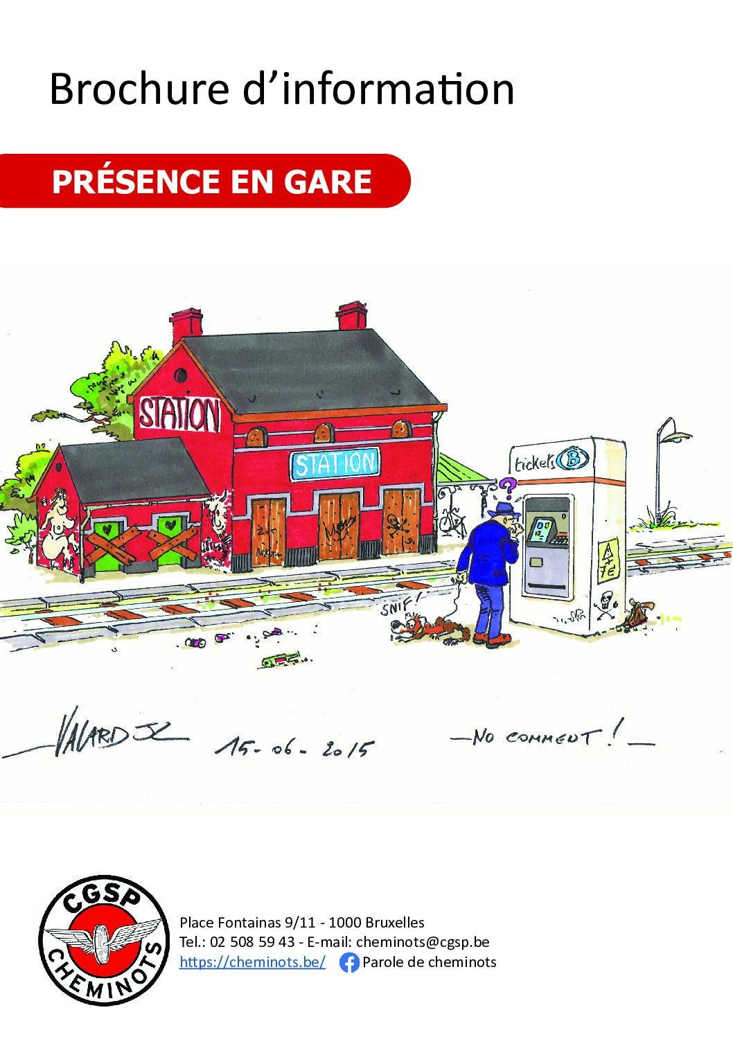 Brochure d&rsquo;information – Présence en gare