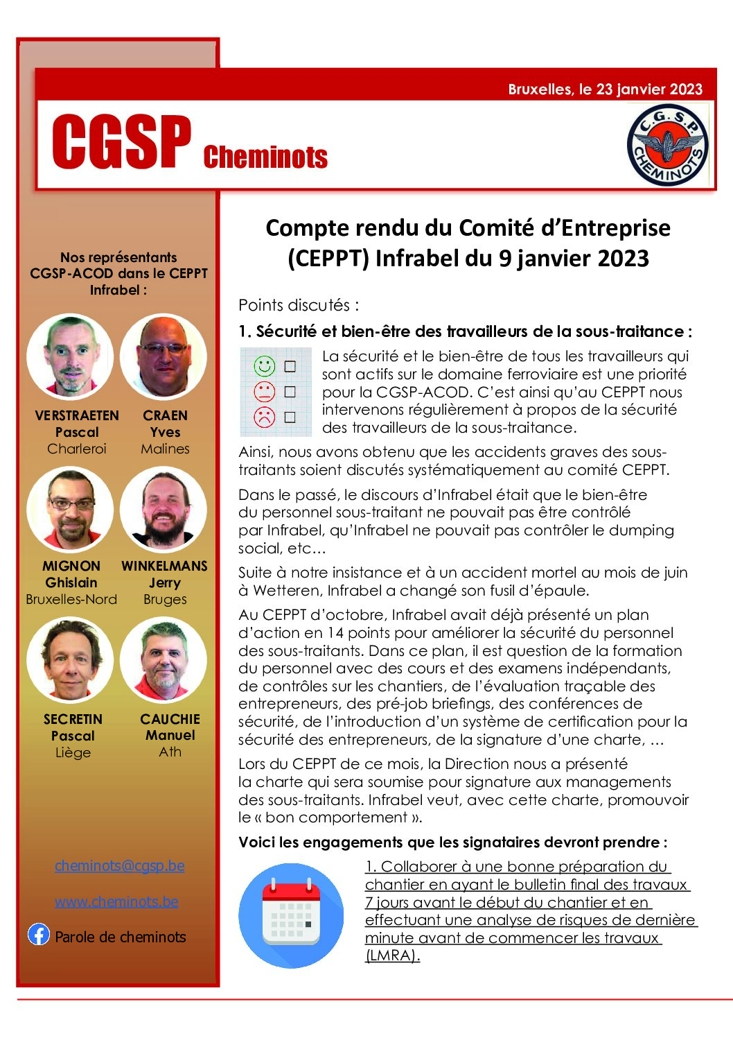 Compte rendu CEPPT du 09 janvier 2023