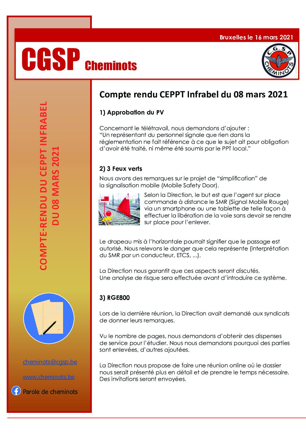 Compte rendu CEPPT Infrabel 08 mars 2021