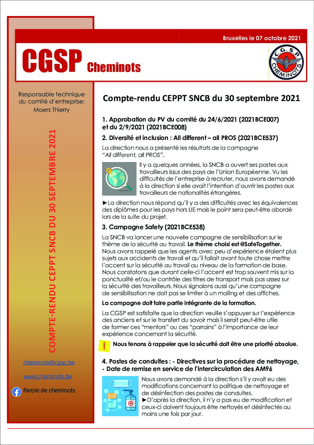 Compte-rendu CEPPT SNCB 30 septembre 2021