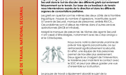 Groupe de travail national Securail