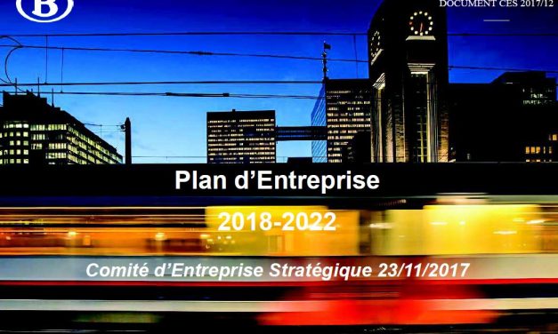 Plan d&rsquo;entreprise SNCB 2018/2022 Direction par Direction