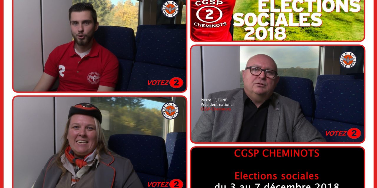 Elections sociales 2018 : Notre clip de campagne – Votez 2