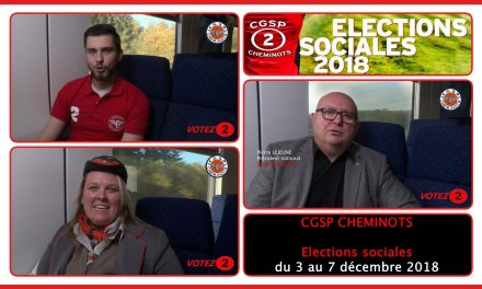 Elections sociales 2018 : Notre clip de campagne – Votez 2