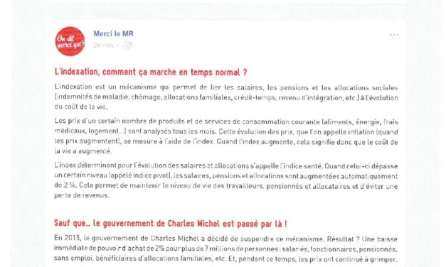 Fin de mois difficile, des données chiffrées! Merci le MR