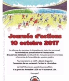 Brochure de mobilisation pour la grève du 10 octobre