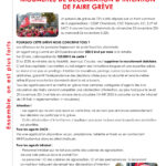 MODALITÉS DE DÉCLARATION D’INTENTIONDE FAIRE GRÈVE