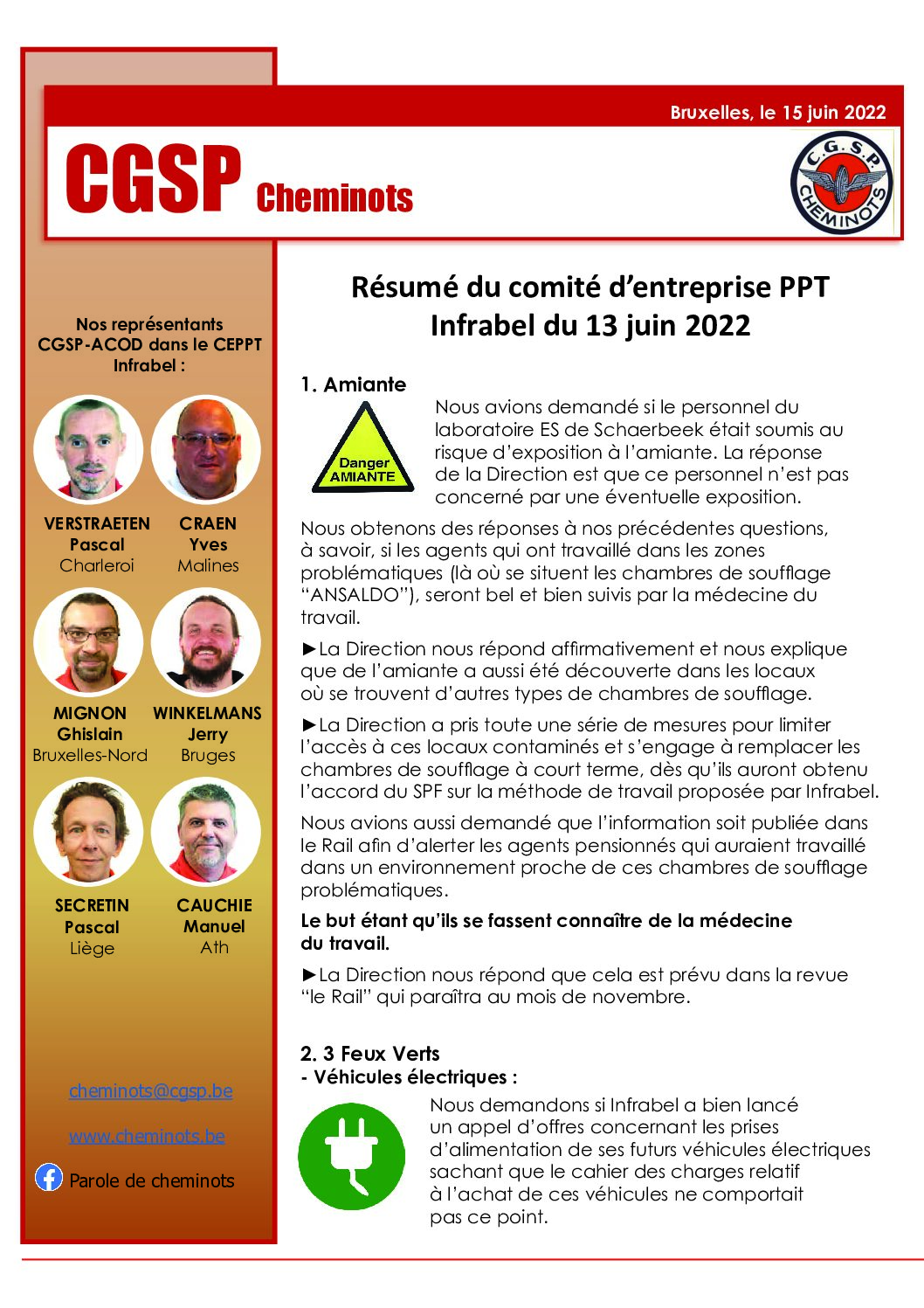 CEPPT Infrabel 13 juin 2022