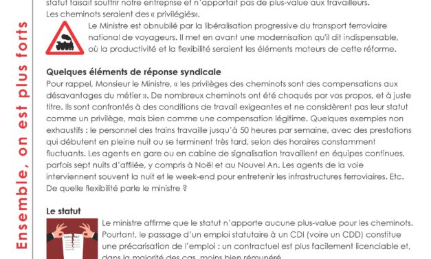 NOUS, LES PRIVILÉGIÉS, AVONS DROIT DE RÉPONSE