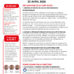 Sous-Commission Paritaire Nationale du 22 avril