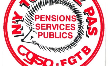 Communiqué de presse « Dossier Pensions – Pénibilité »