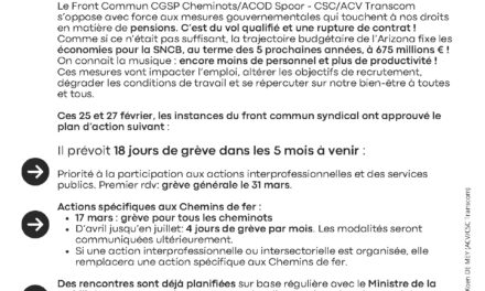 Tract FC plan d&rsquo;action 27/02/25 – Non aux mesures Arizona !