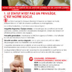 LE STATUT N’EST PAS UN PRIVILEGE, C&rsquo;EST NOTRE SOCLE