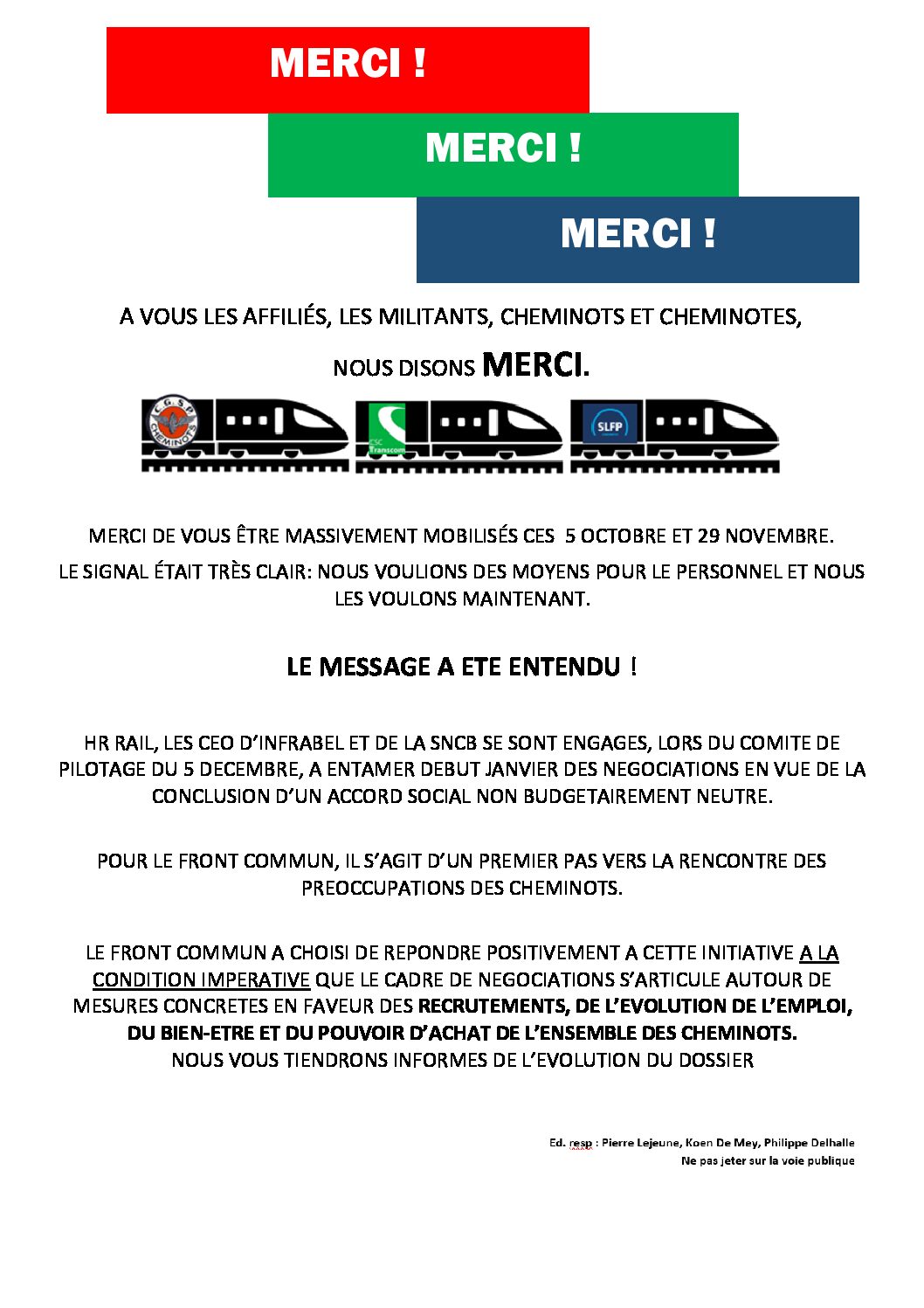 Remerciement